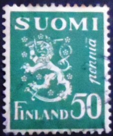 Selo da postal da Finlândia de 1932 Coat of Arms 50