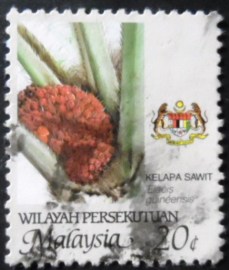 Selo postal de Malacca de 1986 Agricultural product