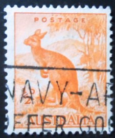 Selo postal da Austrália de 1942 Red Kangaroo