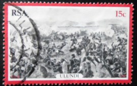 Selo postal da África do Sul de 1979 Final battle of Ulundi