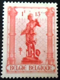 Selo postal da Bélgica de 1943 Armourer