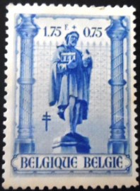 Selo postal da Bélgica de 1943 Goldsmith