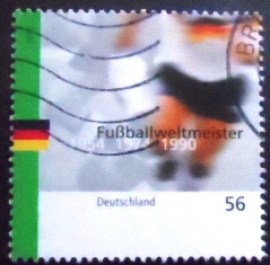 Selo postal da Alemanha de 2002 World Cup Football Champions