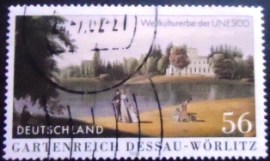 Selo postal da Alemanha de 2002 Dessau-Wörlitz Gardens