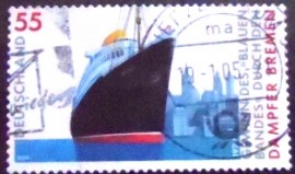 Selo postal da Alemanha de 2004 Ship Bremen
