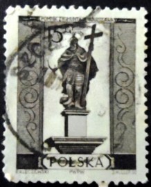 Selo postal da Polônia de 1955 Zygmunt III Waz