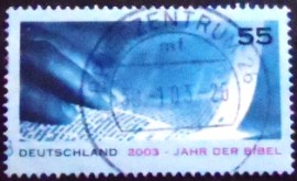 Selo postal da Alemanha de 2003 Bible year