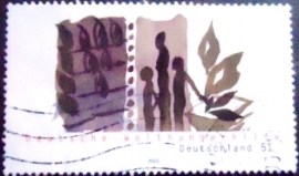Selo postal da Alemanha de 2002 Against hunger