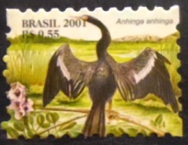 Selo postal do Brasil de 2001 Biguatinga
