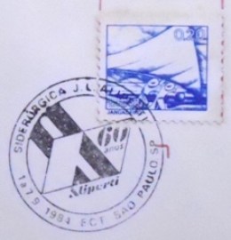Envelope Comemorativo de 1984 60 Anos Siderúrgica J. L. Aliperti