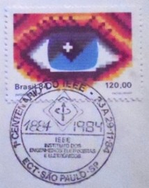 Envelope Comemorativo de 1984 100 Anos IEEE