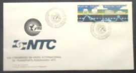 FDC Oficial de 1990 nº 502 Congresso Internacional Transportes