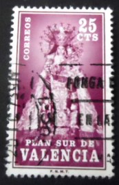 Selo postal da Espanha de 1968 Holy Grail