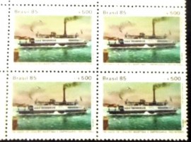 Quadra de selos postais do Brasil de 1985 Terceira