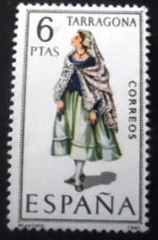Selo postal da Espanha de 1970 Tarragona