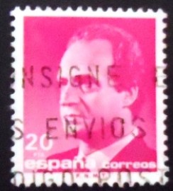 Selo postal da Espanha de 1987 King Juan Carlos I 20