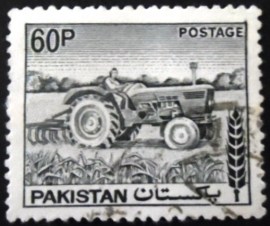 Selo postal do Paquistão de 1978 Tractor