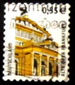 Selo postal da Alemanha de 2002 Old Opera