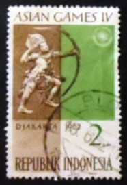 Selo postal da Indonésia de 1962 Games emblem