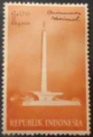 Selo postal da Indonésia de 1962 National Monument 1
