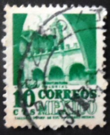 Selo postal do México de 1950 Dominican Convent