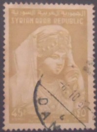 Selo postal da Síria de 1961 The Beauty of Palmyra