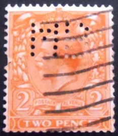 Selo postal do Reino Unido de 1924 King George V 2