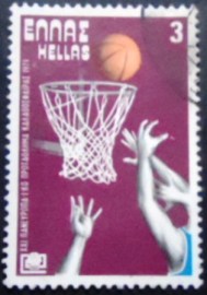 Selo postal da Grécia de 1979 European Basketball Championship