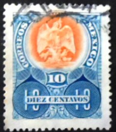 Selo postal do México de 1903 Coat of arms