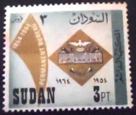 Selo postal do Sudão de 1964 Arab Postal Union 3