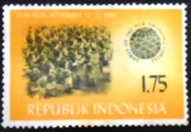 Selo da Indonésia de 1963 Games of the New Emerging Forces