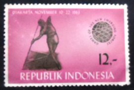 Selo da Indonésia de 1963 Games of the New Emerging Forces