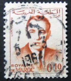 Selo postal do Marrocos de 1962 King Hassan II