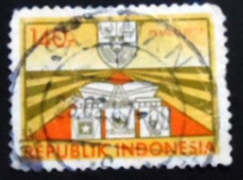 Selo postal da Indonésia de 1987 General Elections