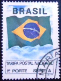 Selo postal regular emitido no Brasil em 1992 - 692x U