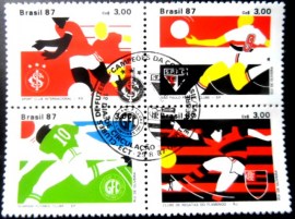Série de selos postais do Brasil de 1987 Clubes de Futebol I
