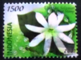 Selo postal da Indonésia de 2001 Flowers