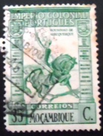 Selo postal de Moçambique de 1938 Mousinho de Albuquerque 35