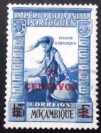 Selo postal de Moçambique de 1946 Dom Henrique 60