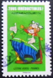 Selo postal da França de 2019 Abraracourcix