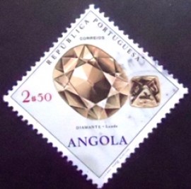 Selo postal da Angola de 1970 Diamonds