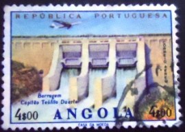 Selo postal da Angola de 1965 Capitão Teófilo Duarte Dam