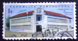 Selo postal da Angola de 1967 50 years Carmona