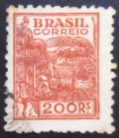 Selo postal do Brasil de 1941 Trigo