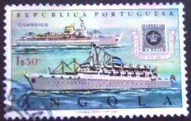 Selo postal da Angola de 1970 Ships