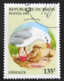 Selo postal do Benin de 1995 Black-headed Gull
