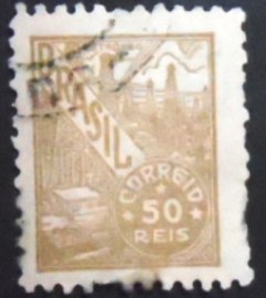 Selo postal do Brasil de 1942 Petróleo 50