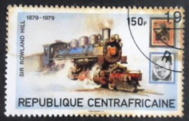 Selo postal da Rep. Centro Africana de 1979 Germany type A11