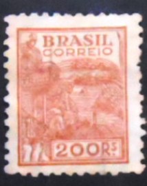 Selo postal do Brasil 1942 Trigo 300 U JP