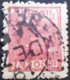 Selo postal do Brasil de 1942 Trigo 300